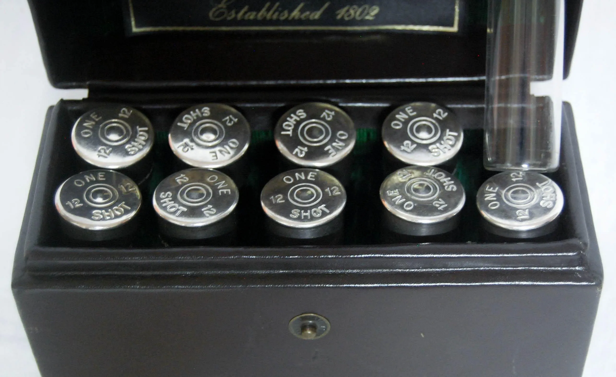 Cased Set of Silver Hallmarked Shooting Place Markers by William Powell & Son, Birmingham