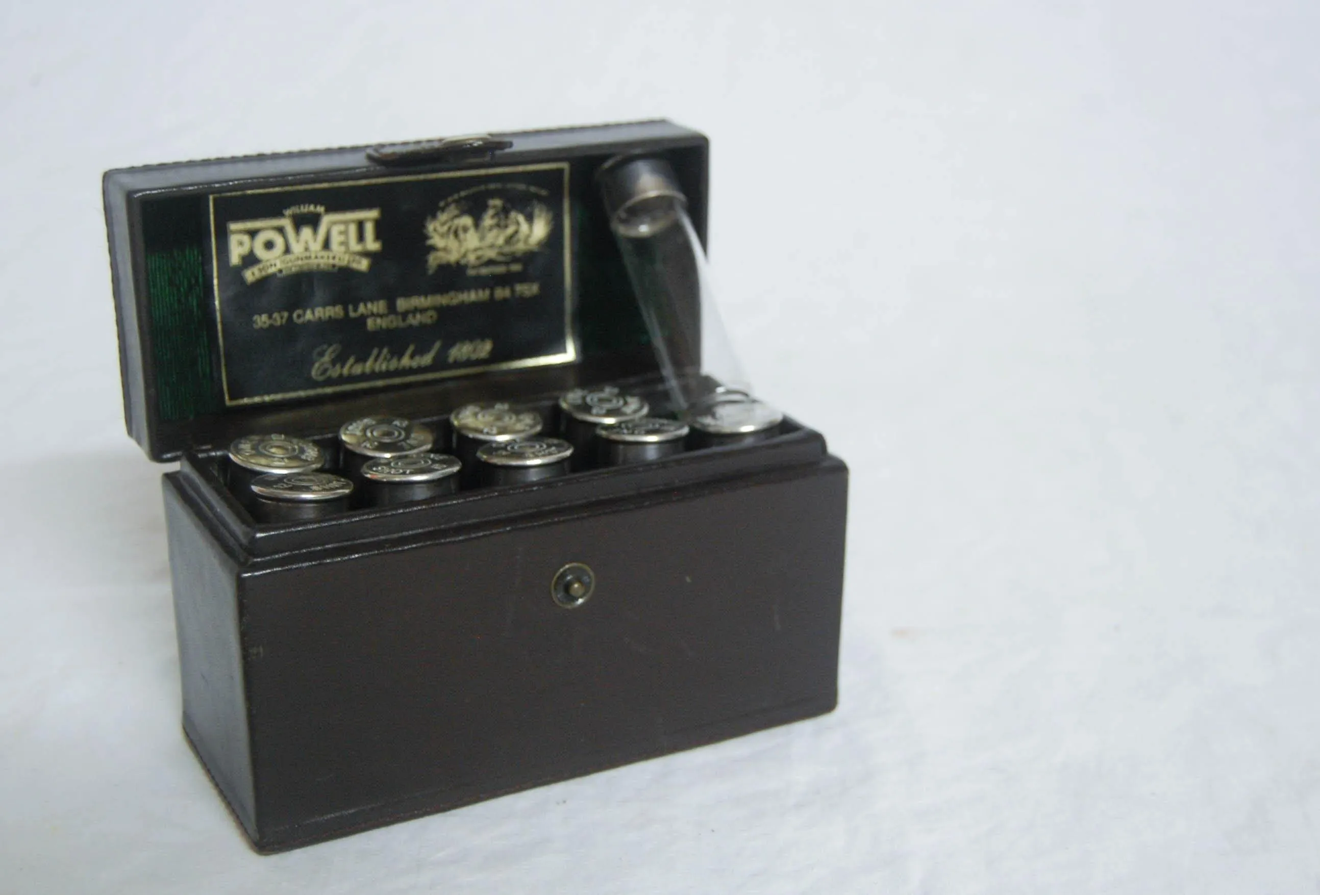 Cased Set of Silver Hallmarked Shooting Place Markers by William Powell & Son, Birmingham