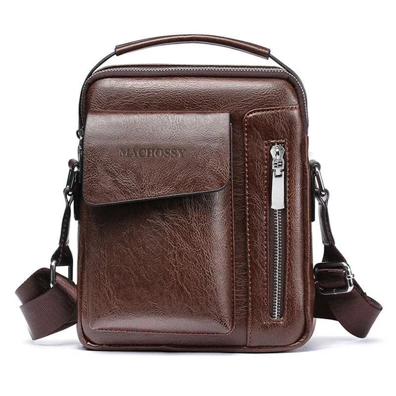 Casual Men's PU Leather Shoulder Bag