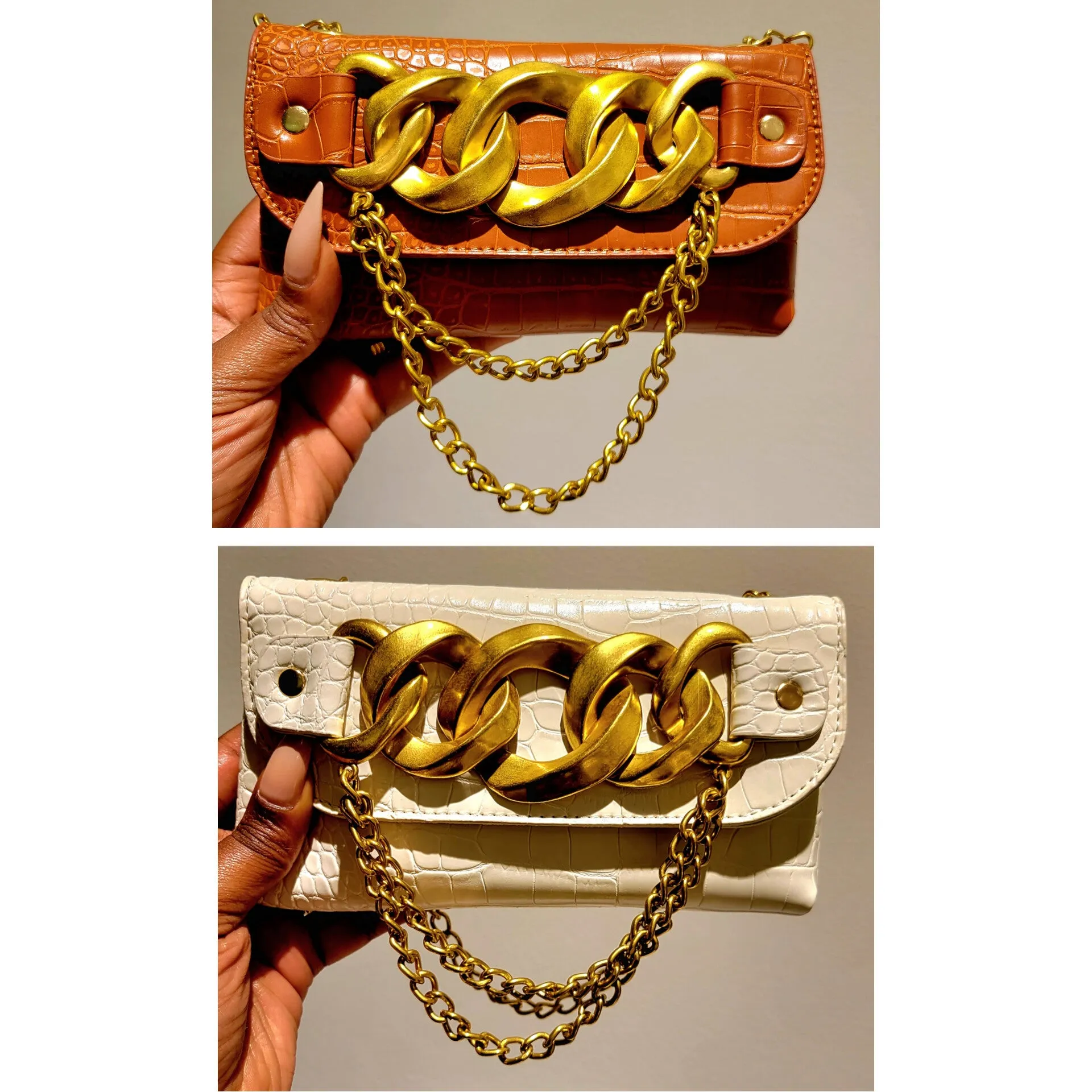 Chunky Chain Belt Bag