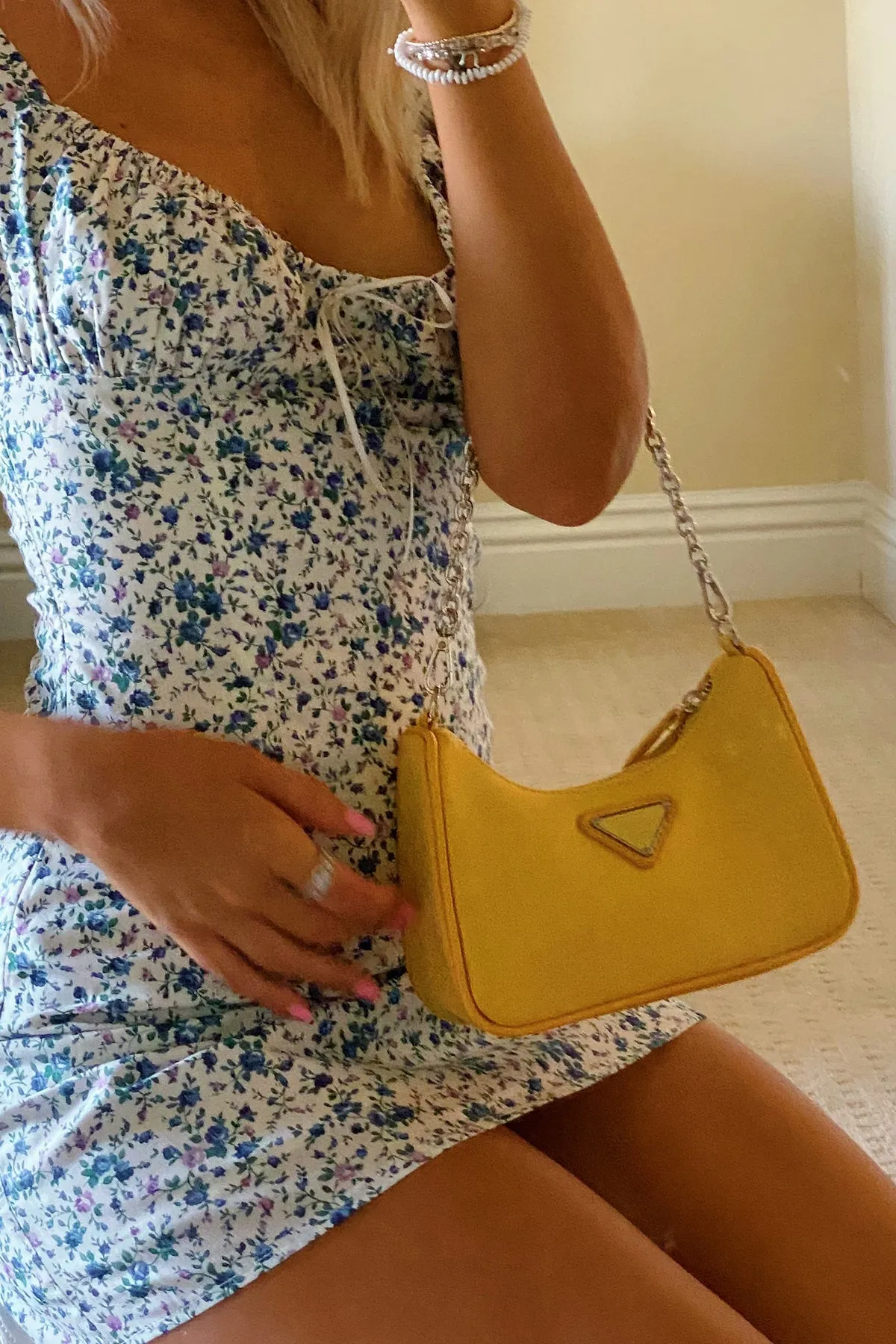 City Type Mini Bag with Chain and Shoulder Strap - FINAL SALE