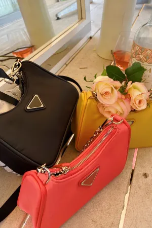 City Type Mini Bag with Chain and Shoulder Strap - FINAL SALE