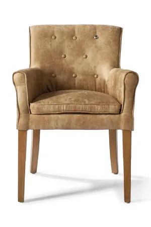 Classic Leather Dining Armchair | Rivièra Maison La Scala