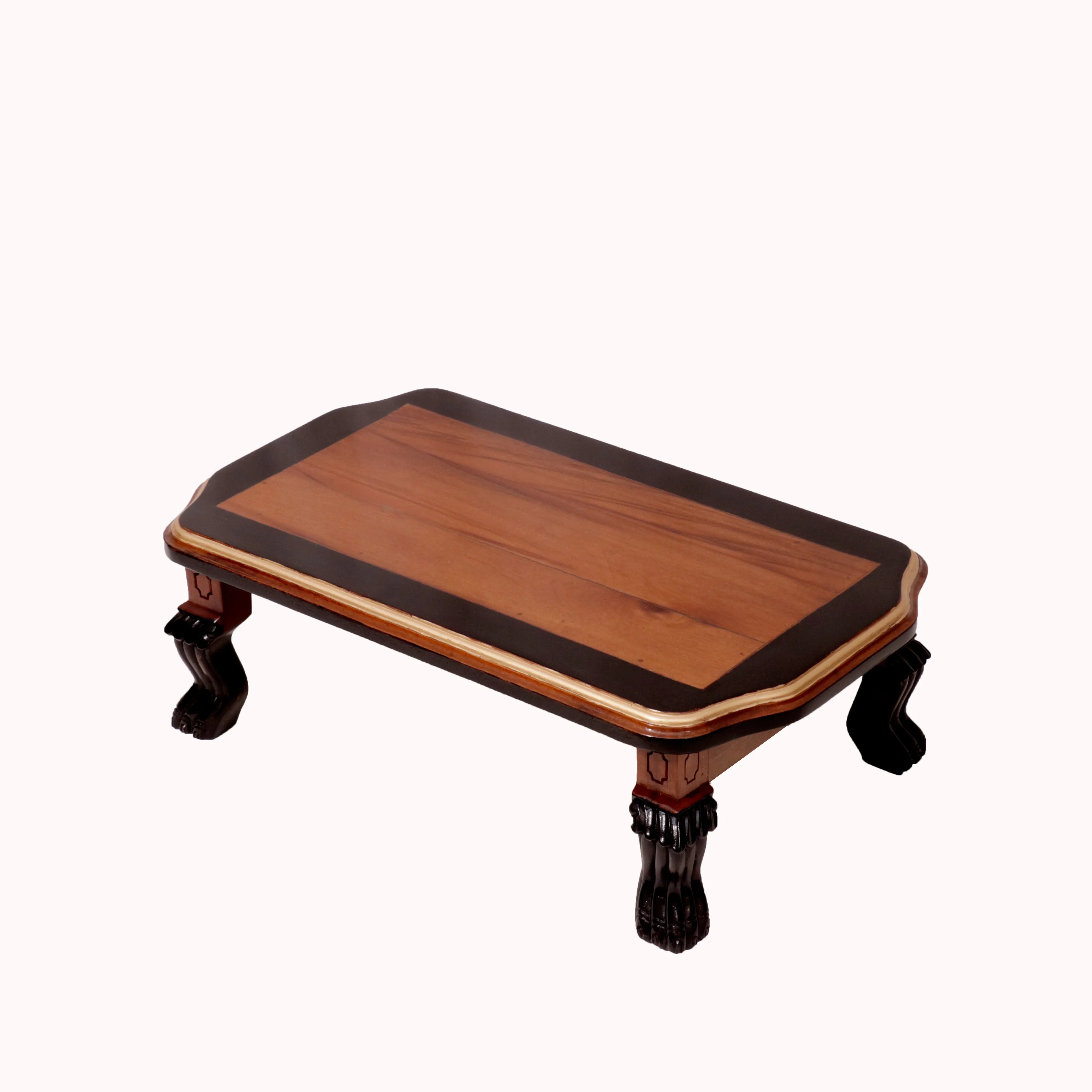 Classic Polygon Shaped Teak Wood Bajot