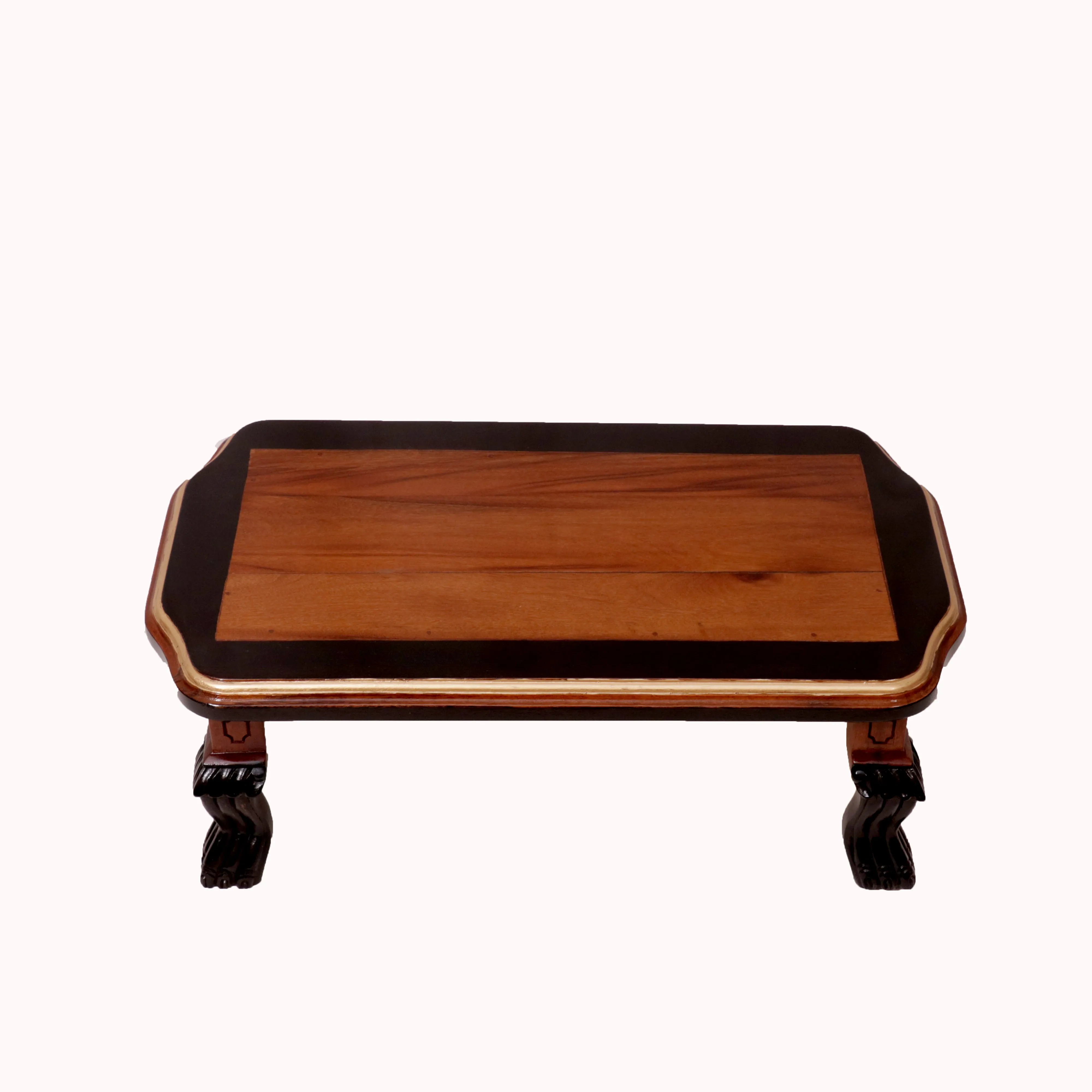 Classic Polygon Shaped Teak Wood Bajot