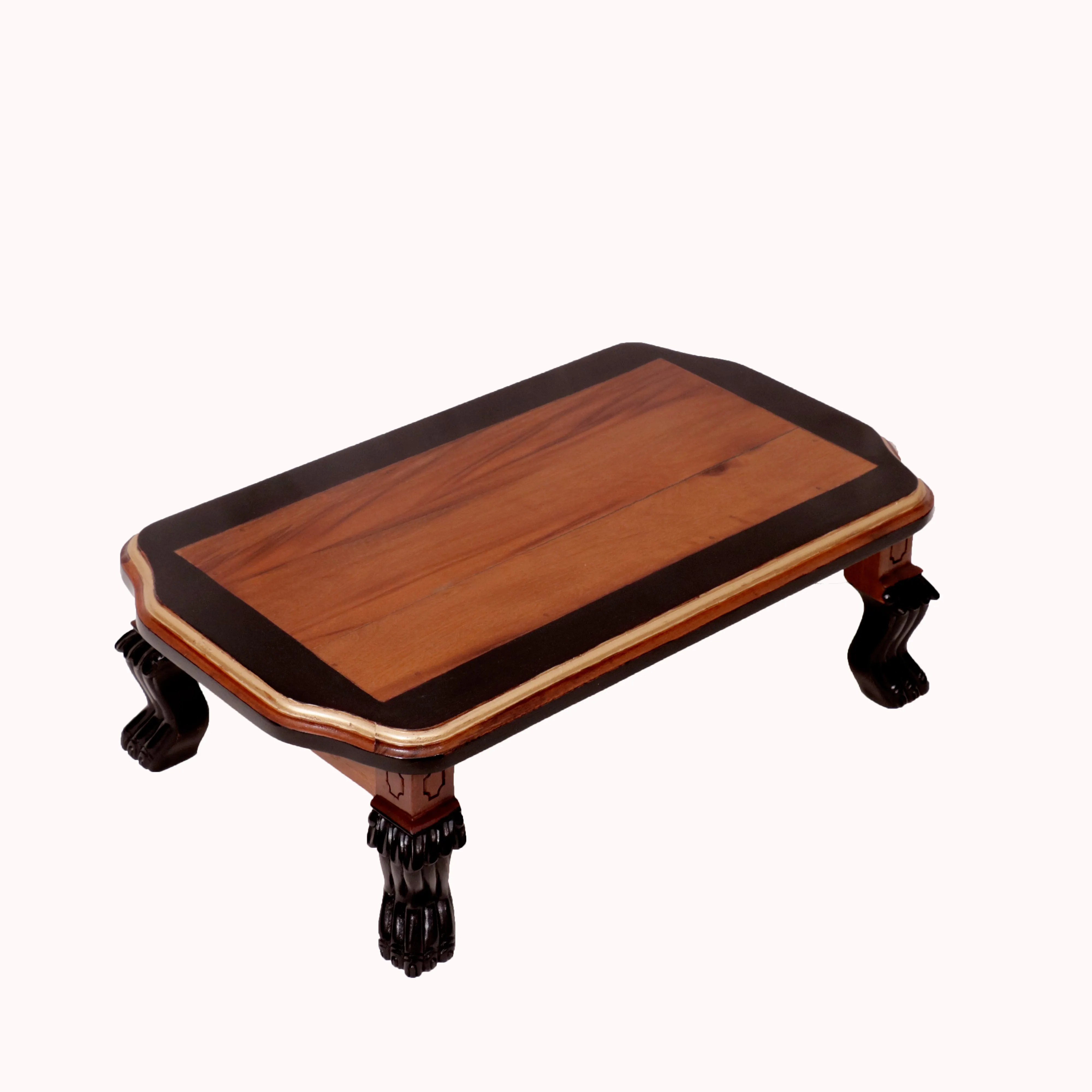 Classic Polygon Shaped Teak Wood Bajot