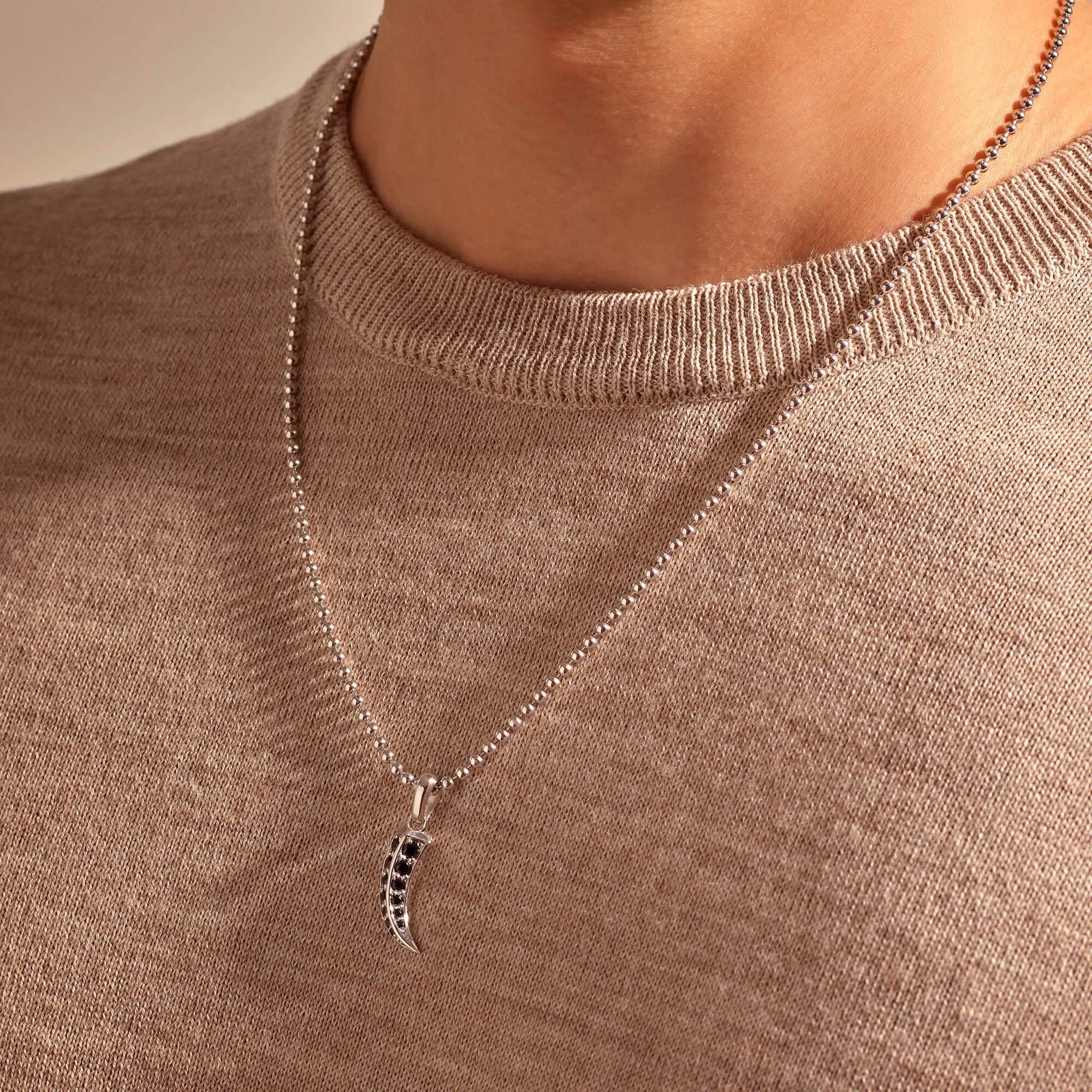 Claw Necklace - Solid Silver (Pendant Only)