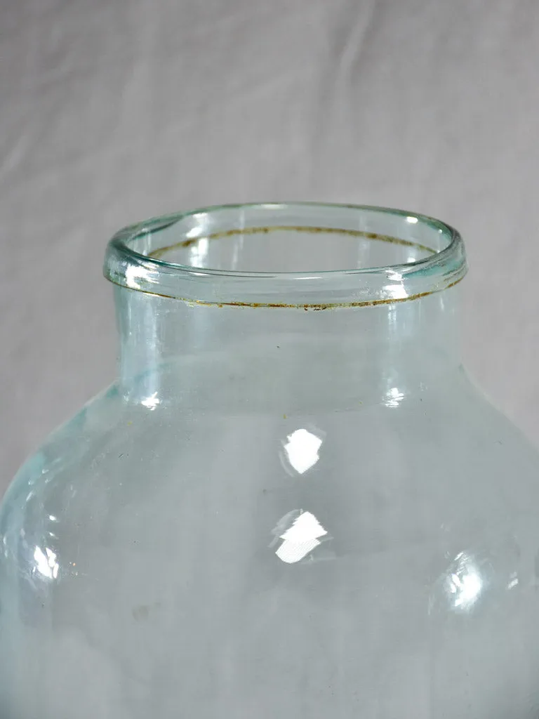 Collection of four large antique French preserving jars 13½"