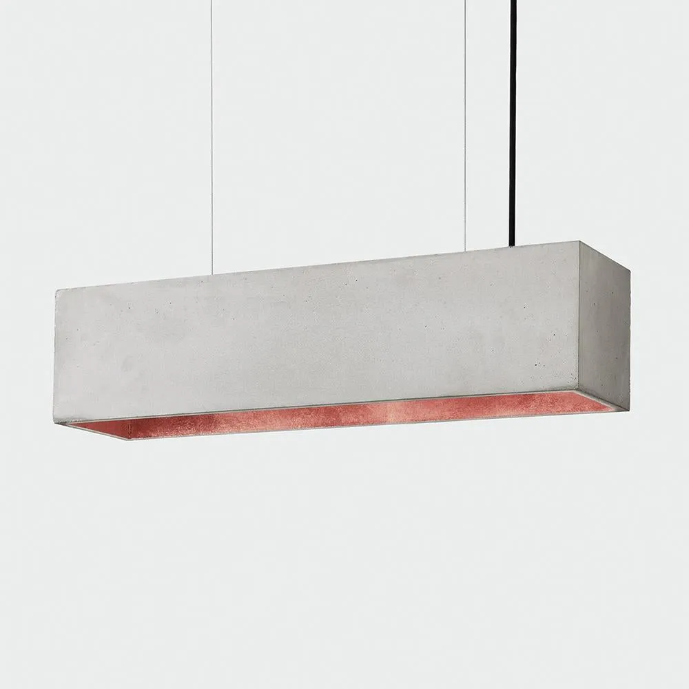 Concrete trough pendant