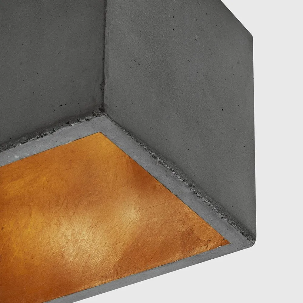 Concrete trough pendant