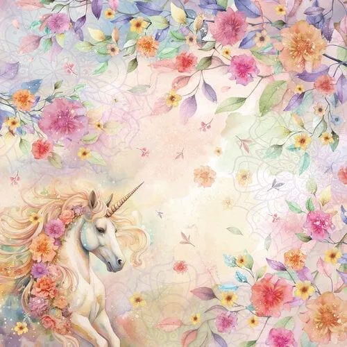 Crafter's Companion Paper Pad 6"X6" Majestic Unicorn