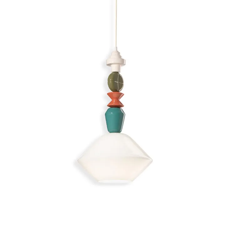 Deco Lariat Glass Pendant Light