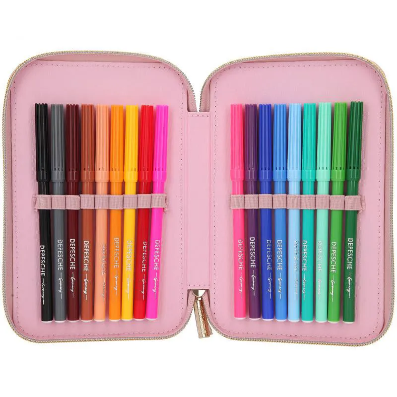 Depesche Topmodel Triple Pencil Case Glam