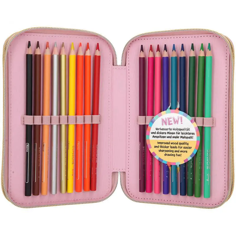 Depesche Topmodel Triple Pencil Case Glam