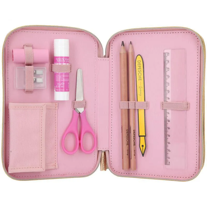 Depesche Topmodel Triple Pencil Case Glam