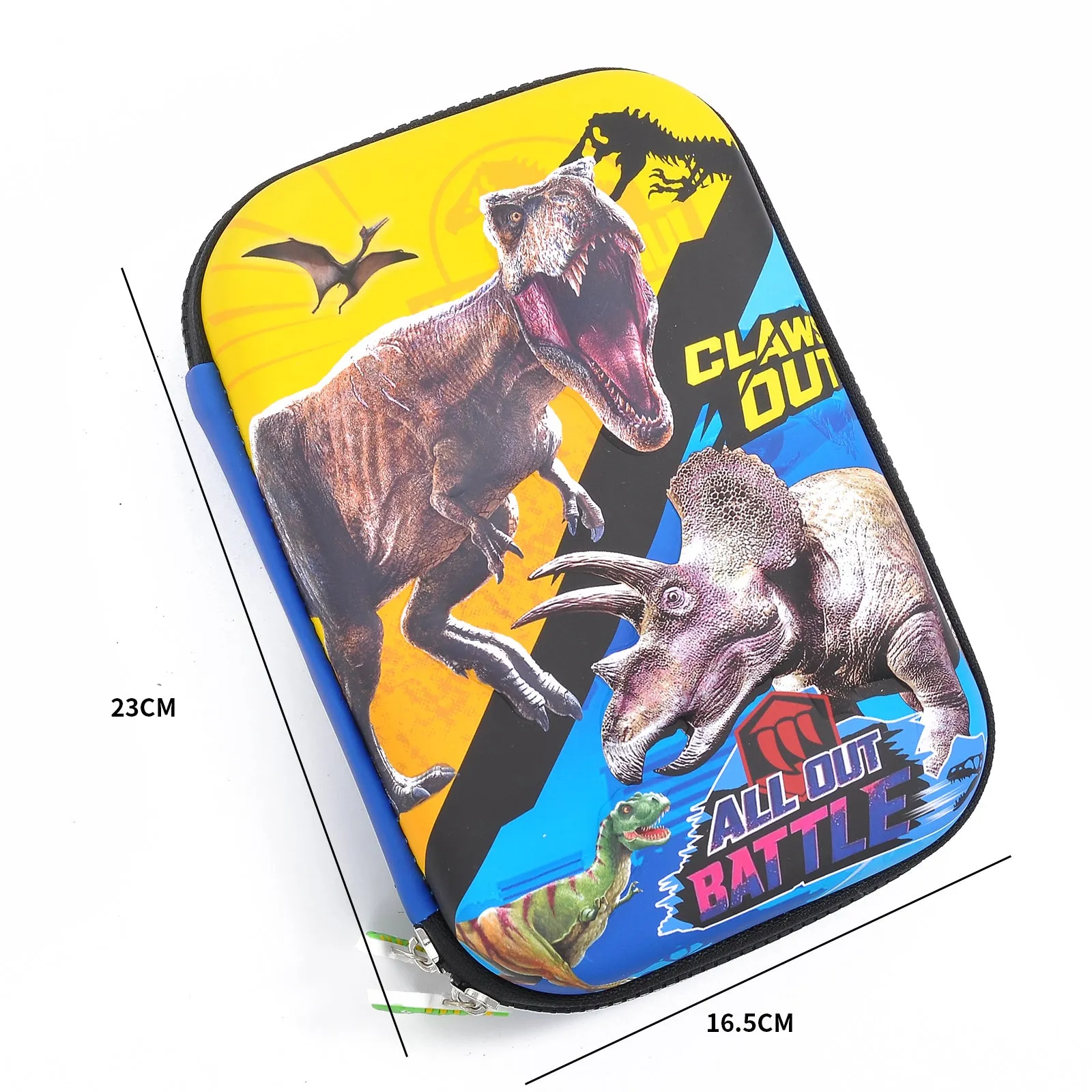 Dino 3D Embossed print Pencil Case.