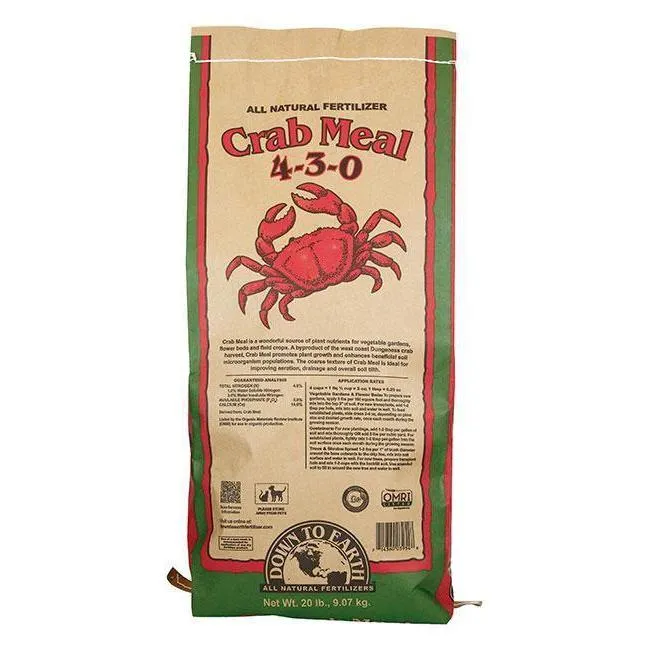 Down To Earth Crab Meal, 5lb