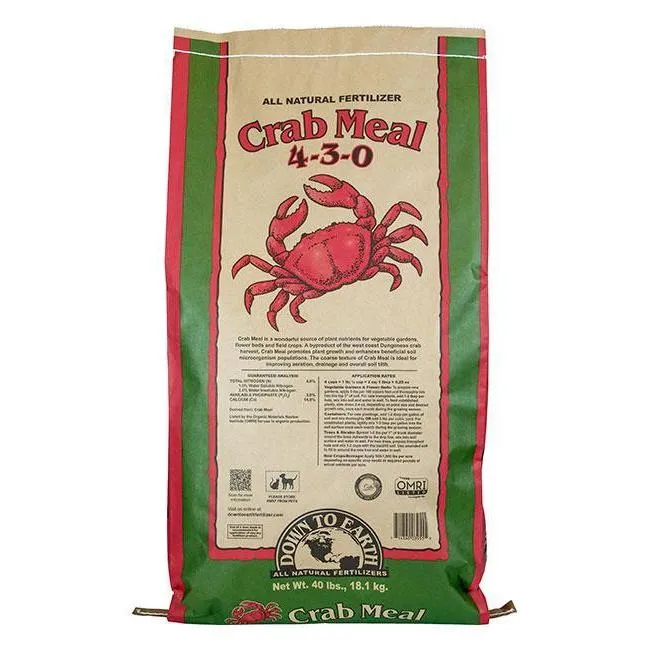 Down To Earth Crab Meal, 5lb