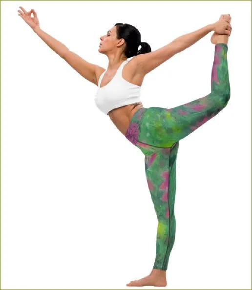 Dreaming of Dahlias ~ Yoga Leggings