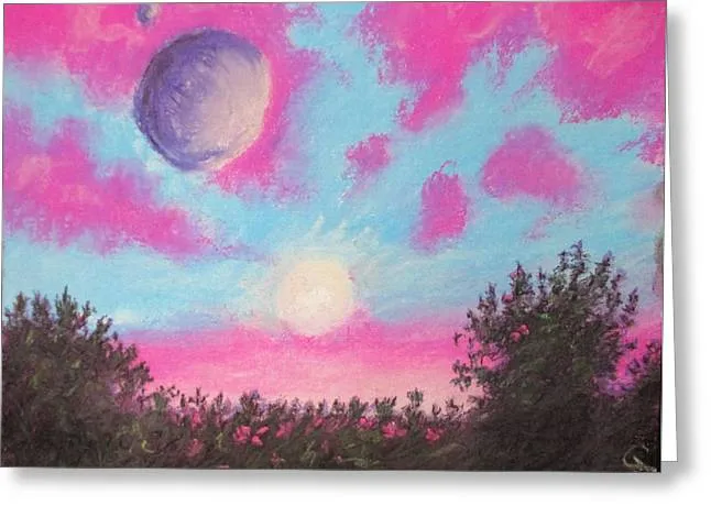 Drifting in Sunsets ~ Greeting Card