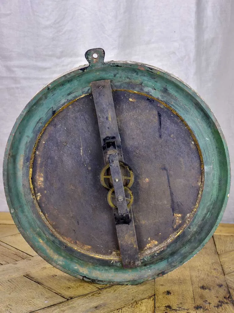 Early 20th Century antique French clock 19¼" diameter