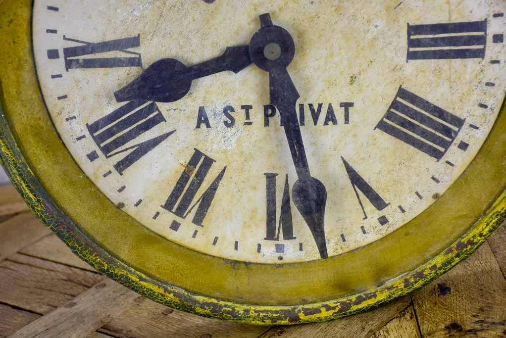Early 20th Century antique French clock 19¼" diameter