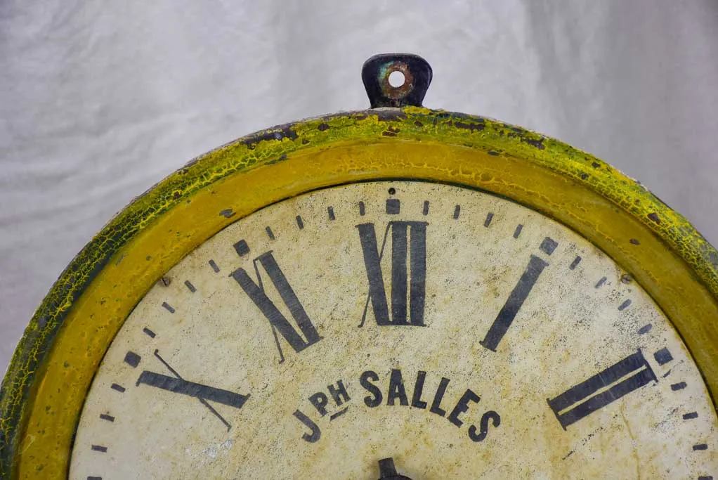 Early 20th Century antique French clock 19¼" diameter
