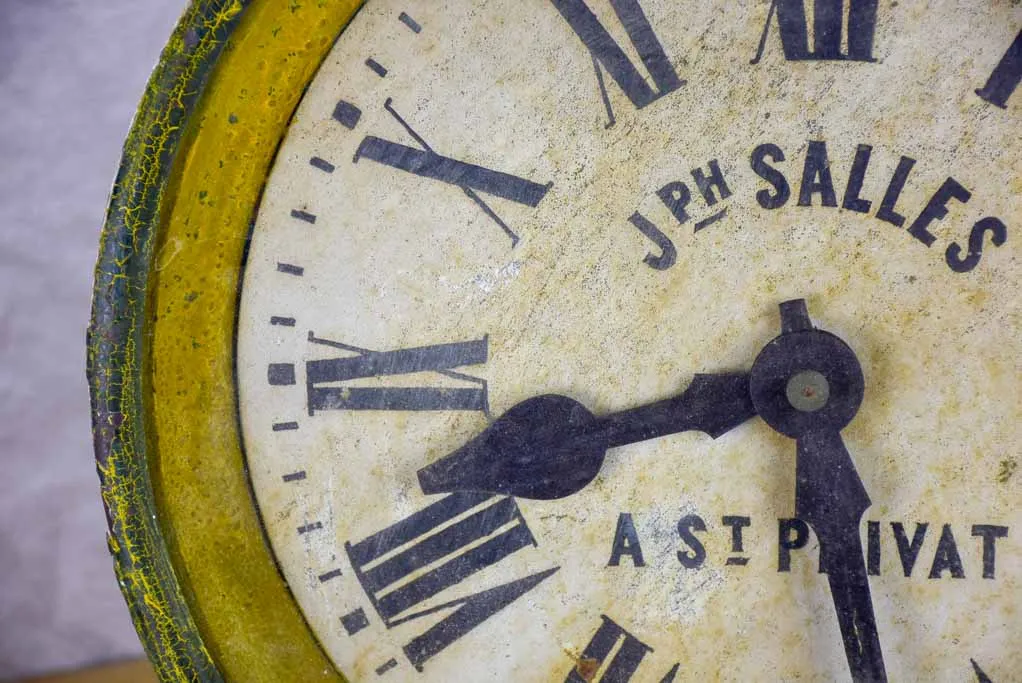 Early 20th Century antique French clock 19¼" diameter