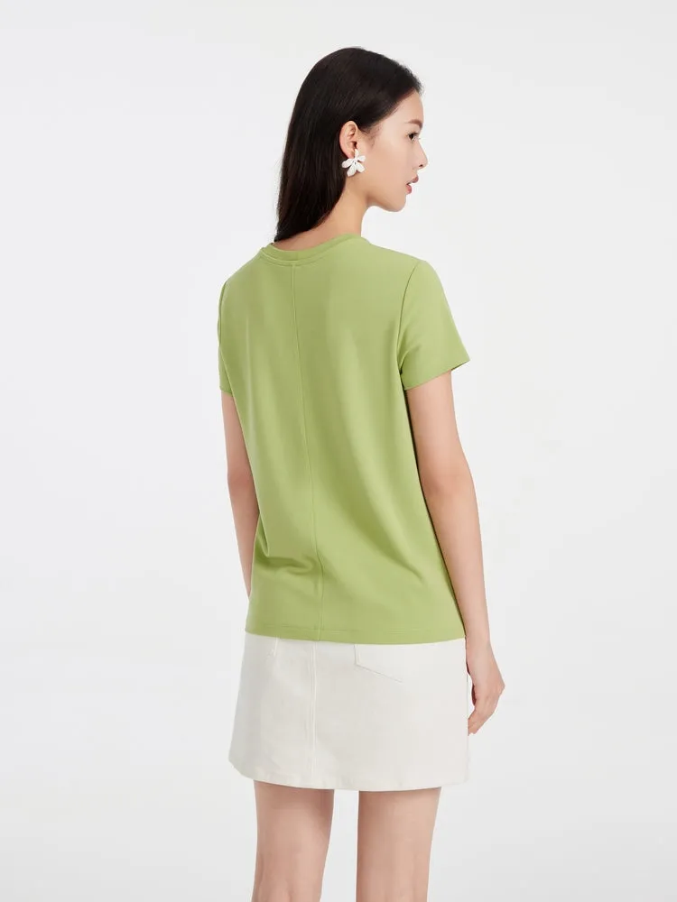EP YAYING Printed Short Sleeve T-shirt