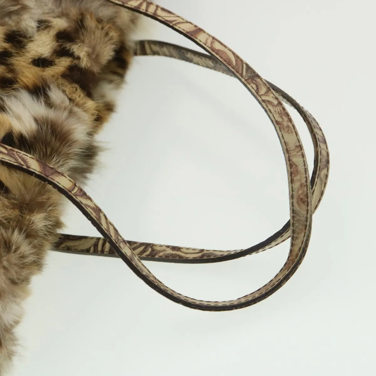 FENDI Pattern Tote Bag fur Brown 36778BH005010  36403