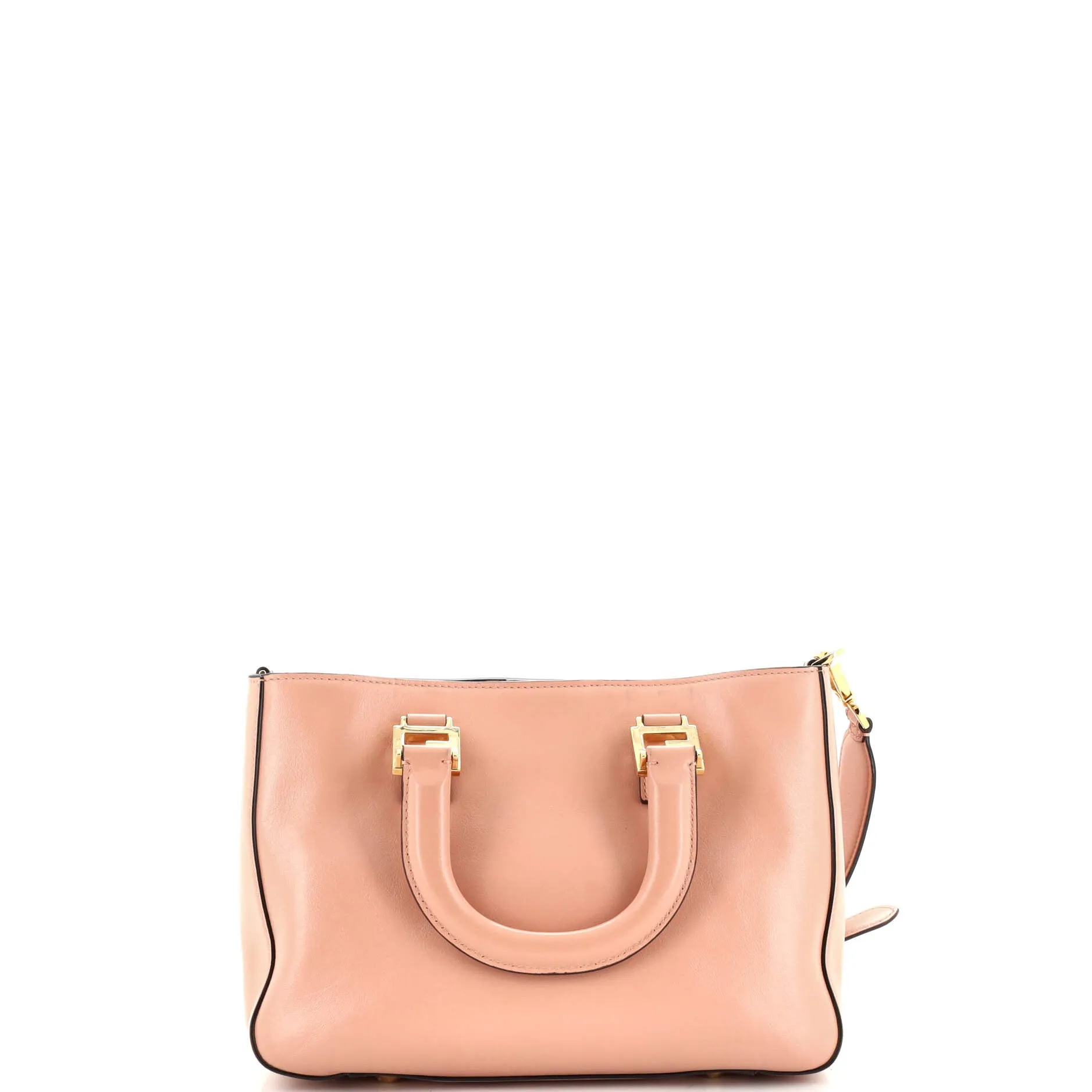 FF Handle Tote Leather Small