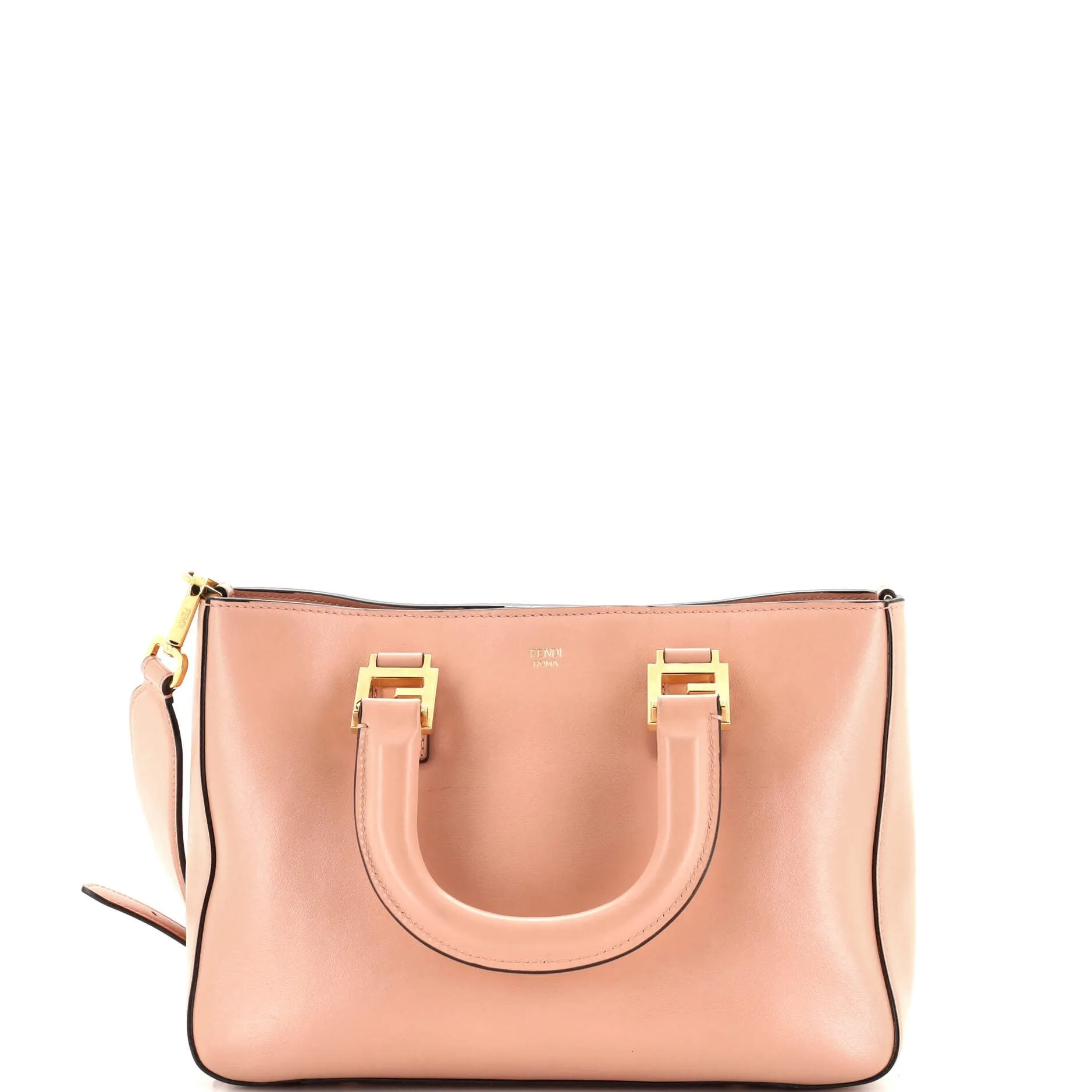 FF Handle Tote Leather Small