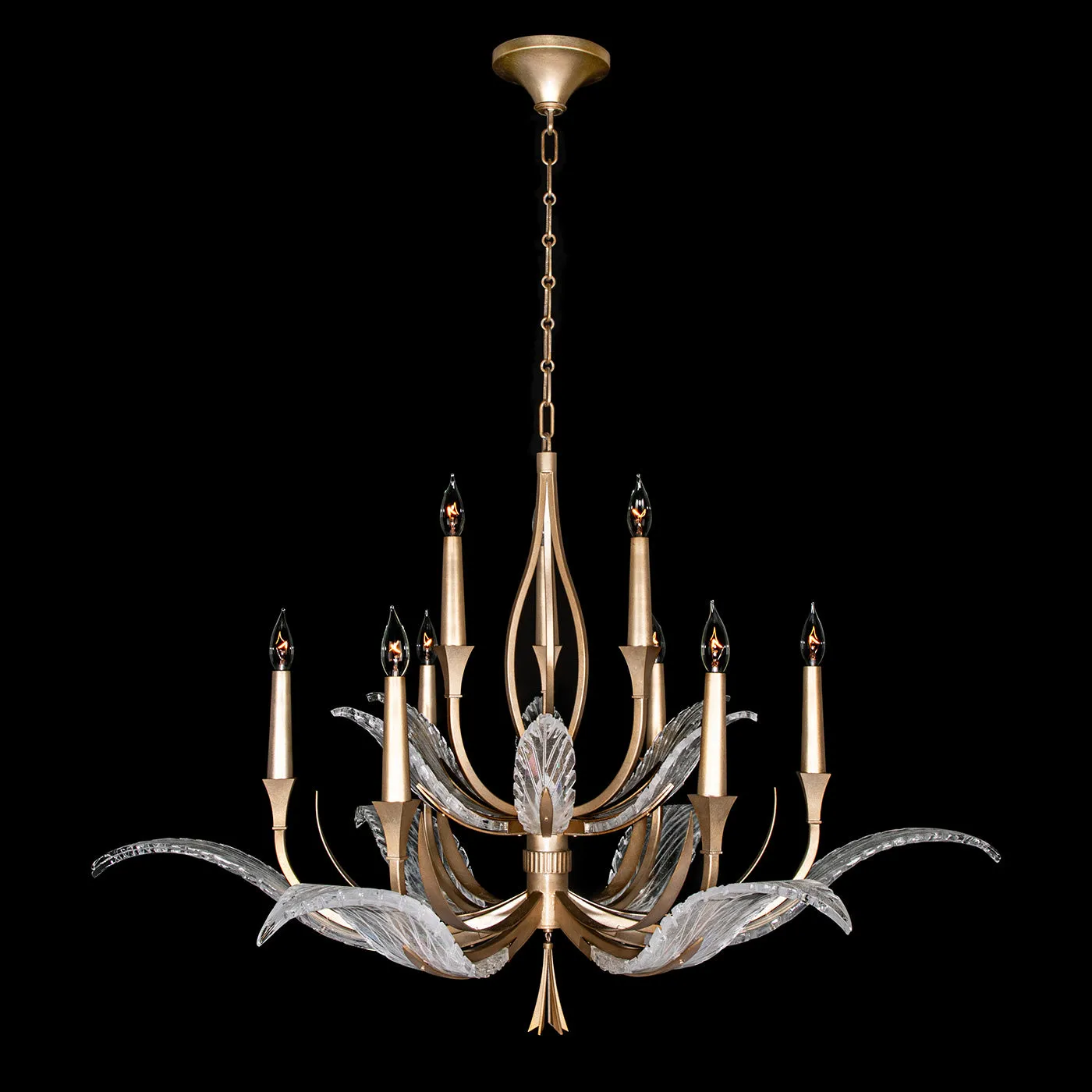 Fine Art Handcrafted Lighting Plume Chandelier