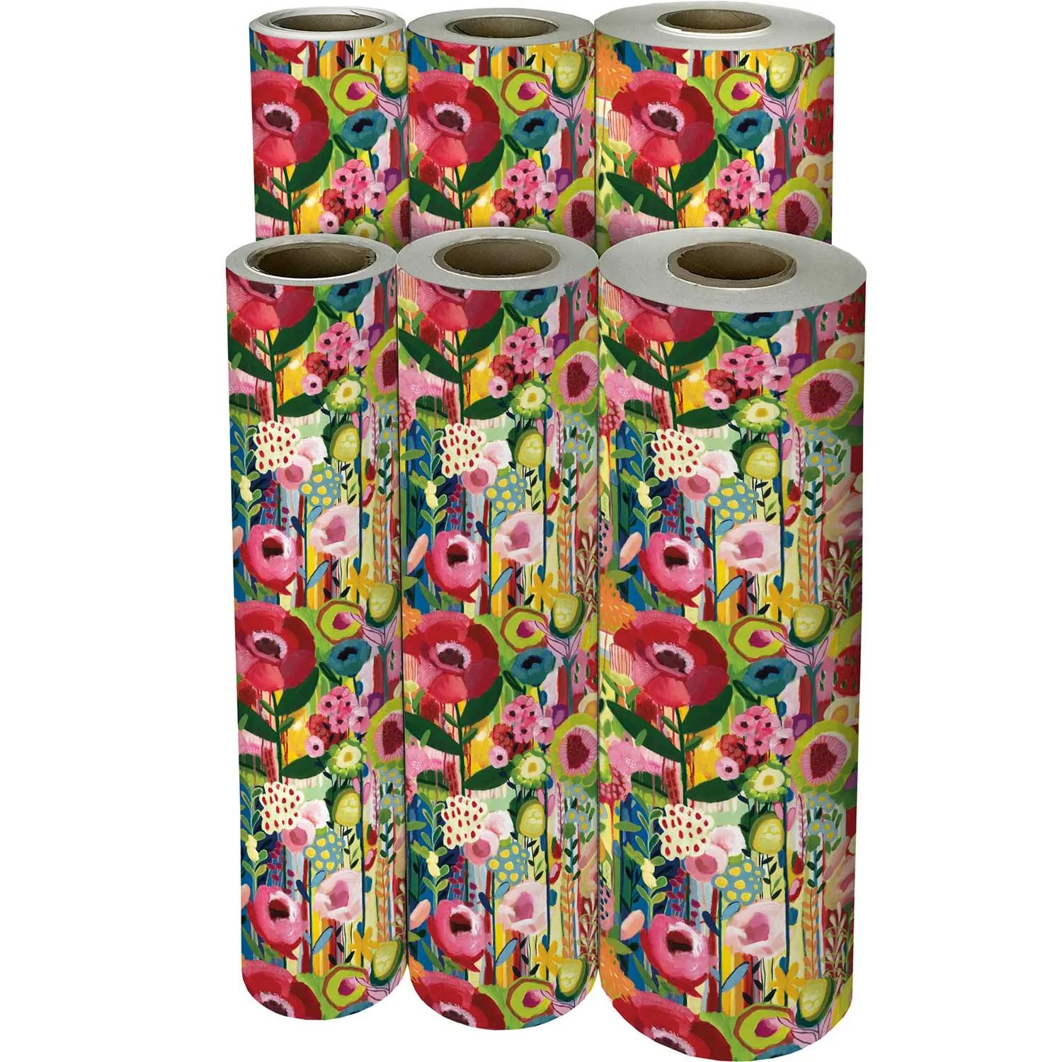 Floral Collage Gift Wrap