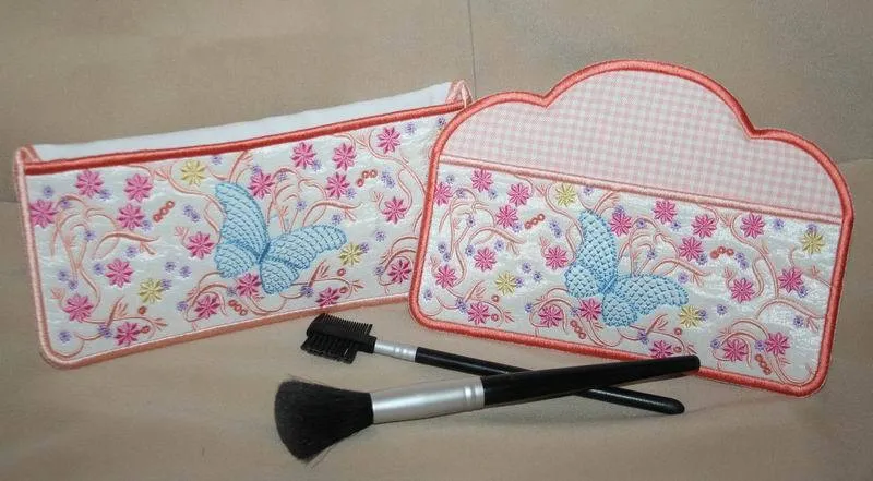 Flutterby Spring Cosmetic Case