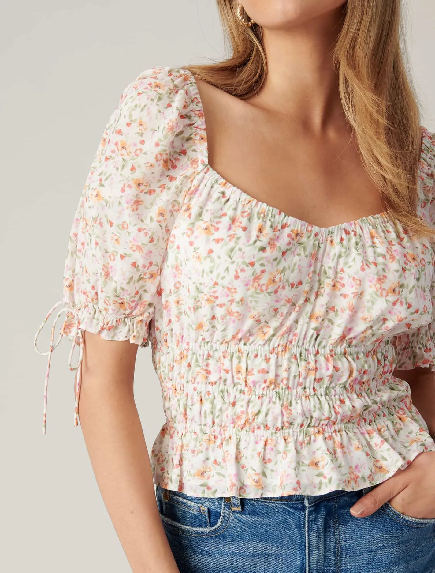 Gabriella Elasticated Waist Top