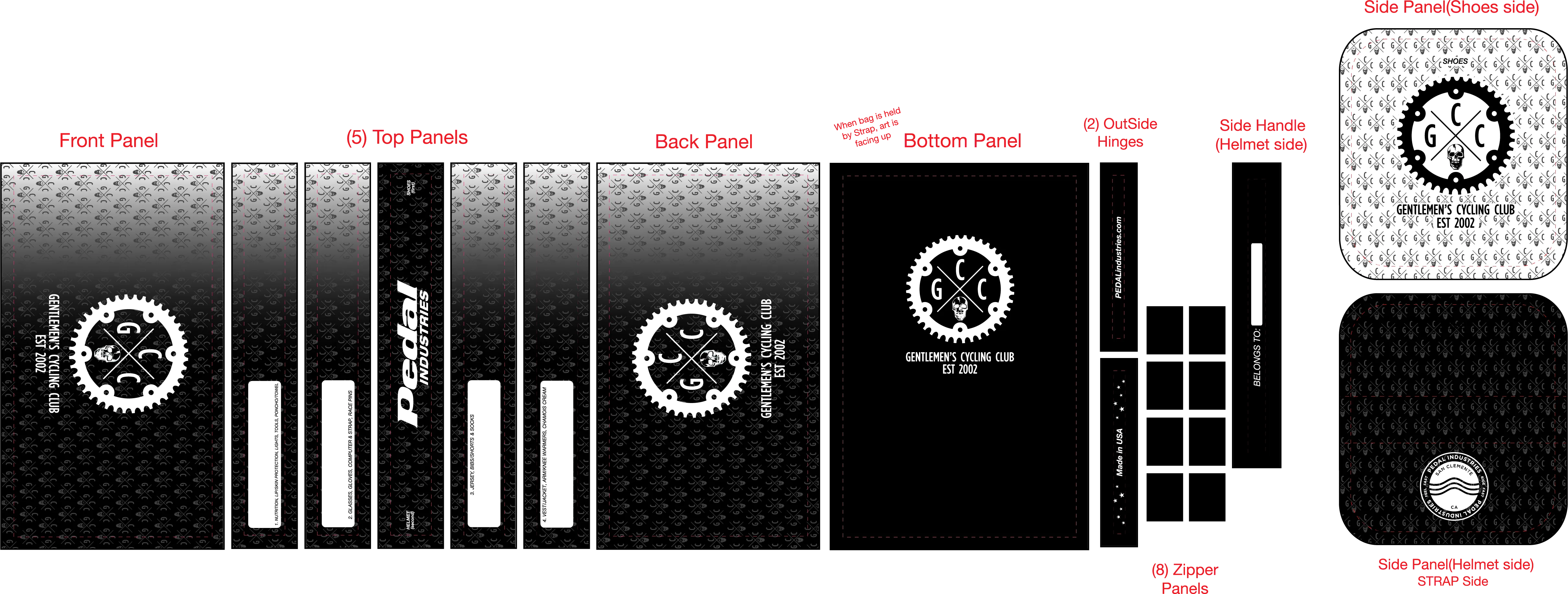 Gentelmens Cycling Club RACEDAY BAG™