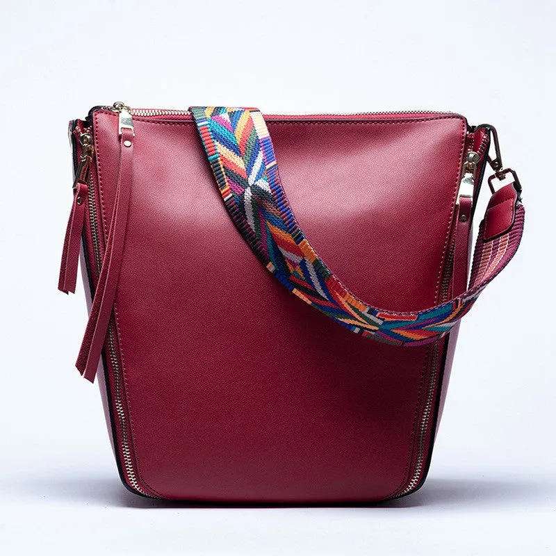 Genuine Leather Ladies Shoulder Bag