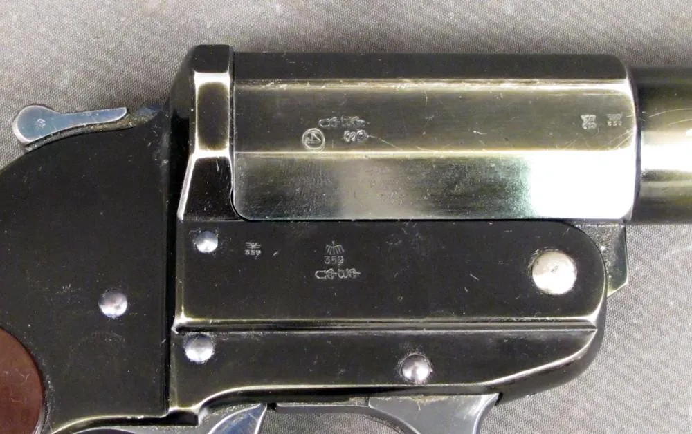 German WWII Walther Model 34 Leuchtpistole LP34 Dated 1936 with Original Holster