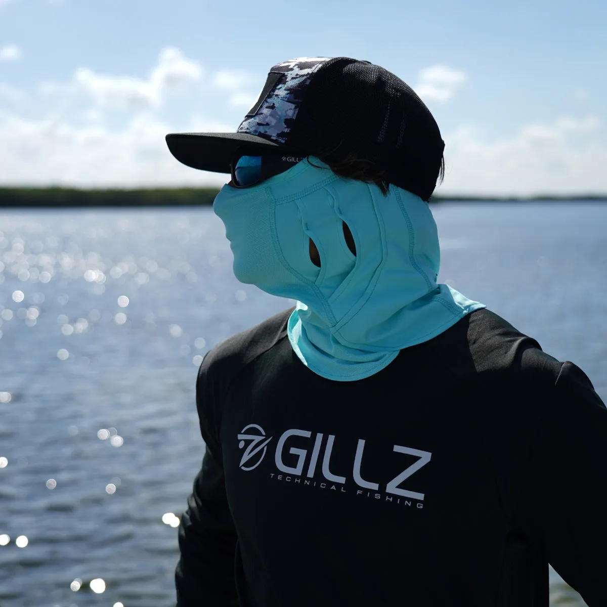 Gillz Elite Fishing Mask - Aruba Blue
