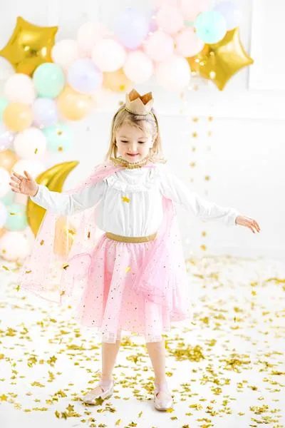 Gold Sparkling Fabric Crown