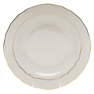 Golden Edge Dessert Plate