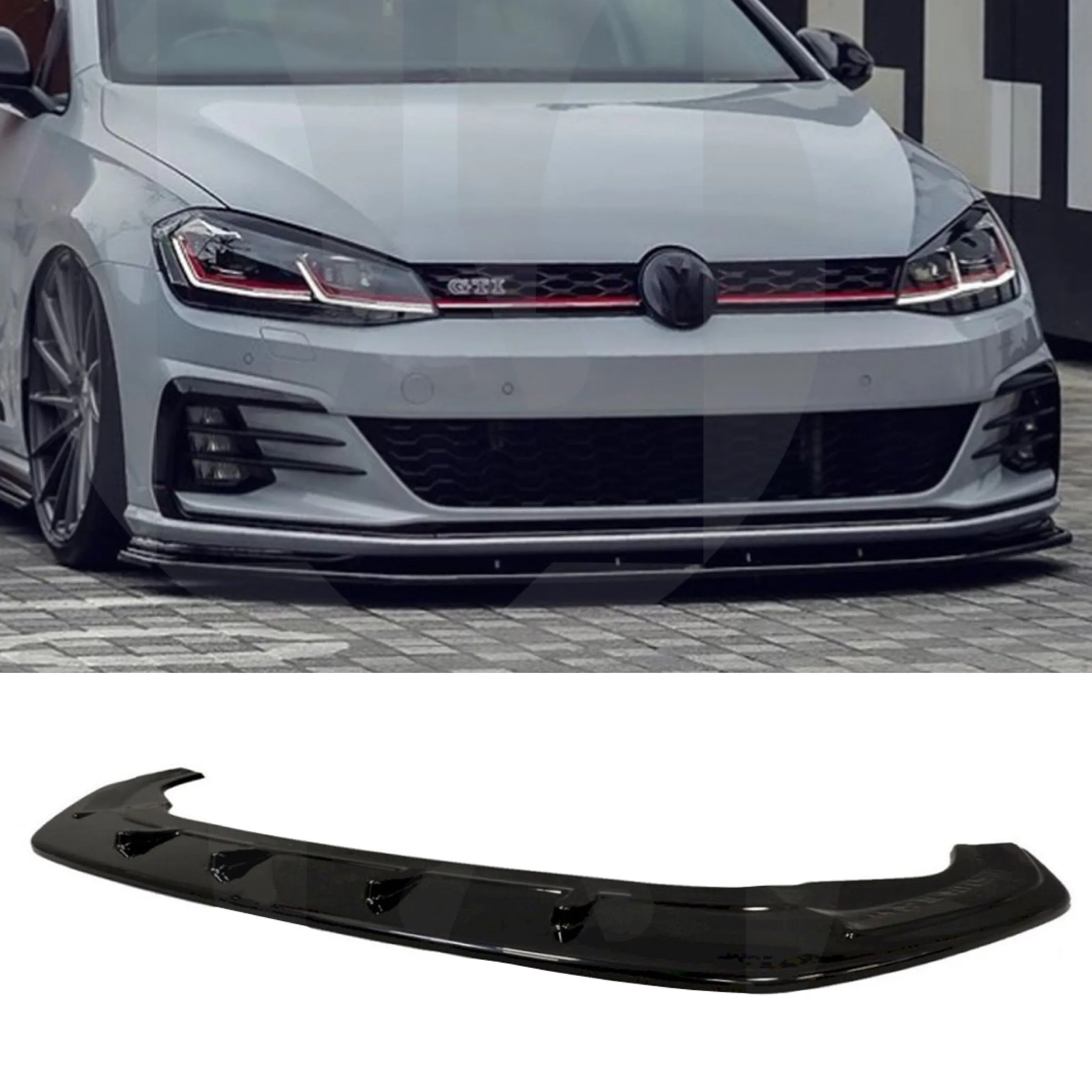 Golf 7.5 GTi gloss black splitter