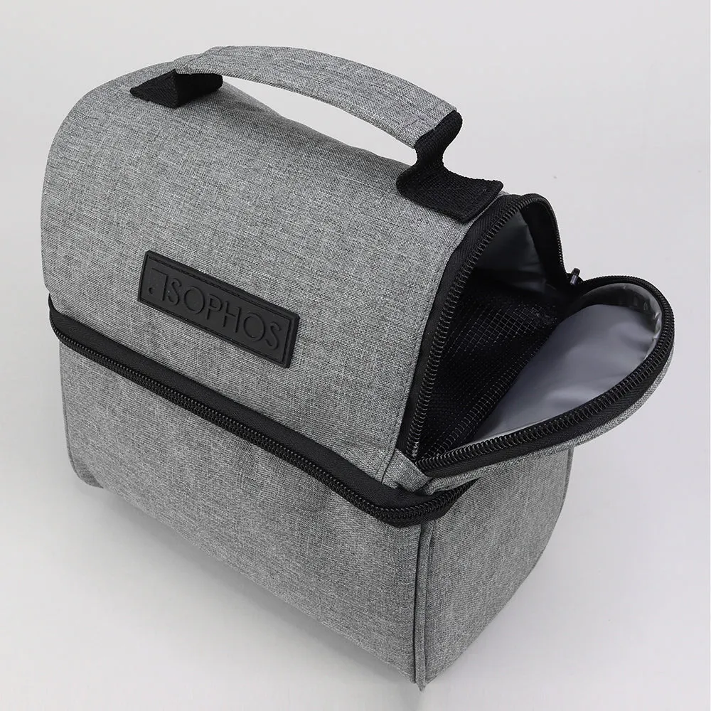 Grey Lunch Cooler Bag