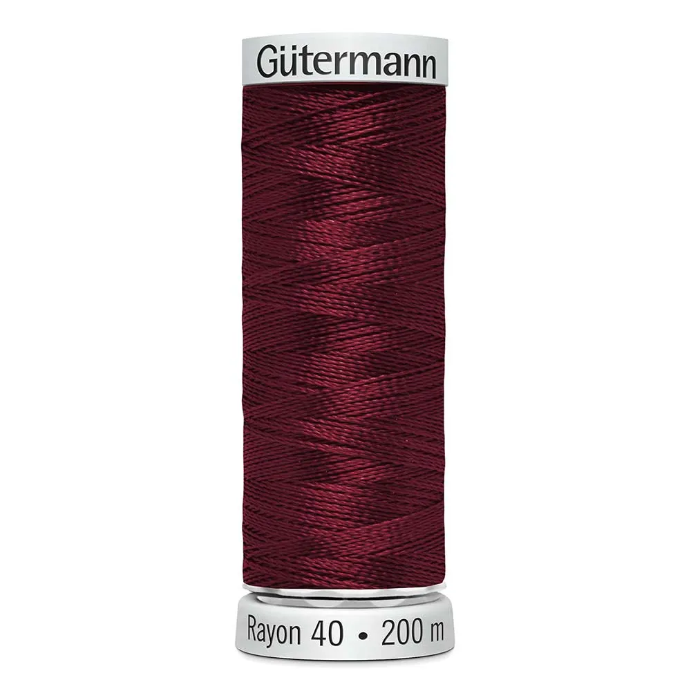 Gütermann 100% Viscose Embroidery thread 200m