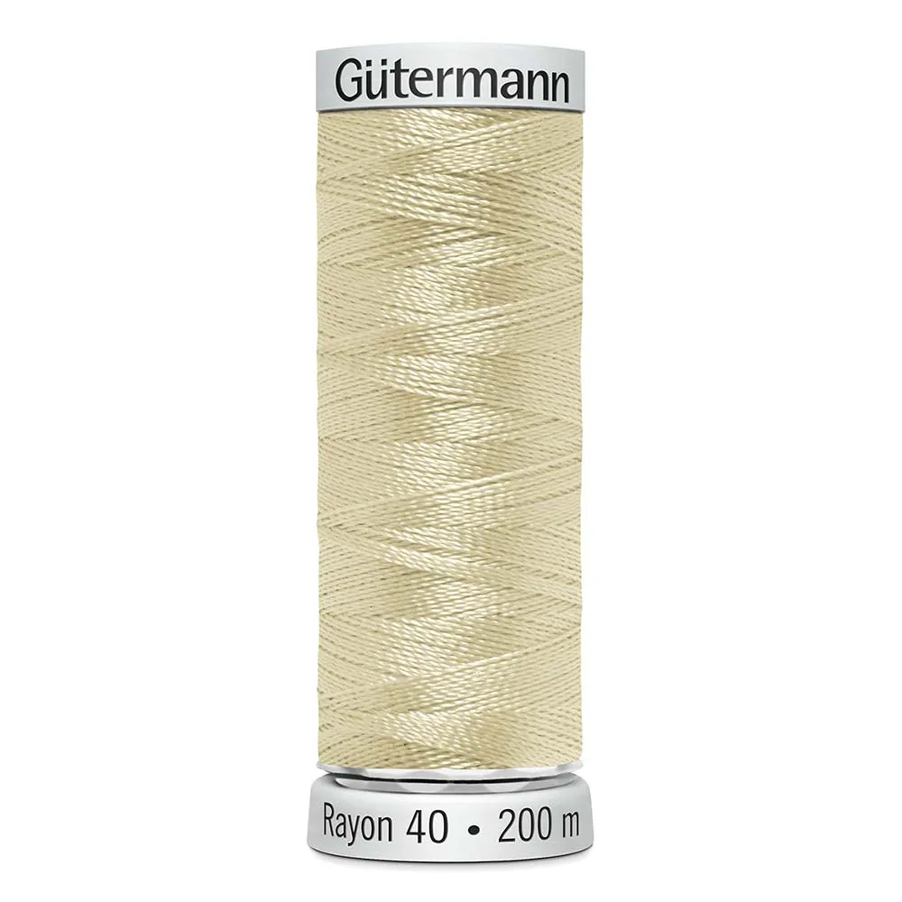 Gütermann 100% Viscose Embroidery thread 200m