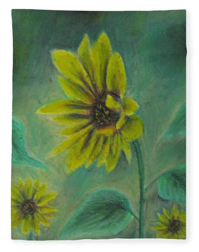 Hazing Sunflowers - Blanket