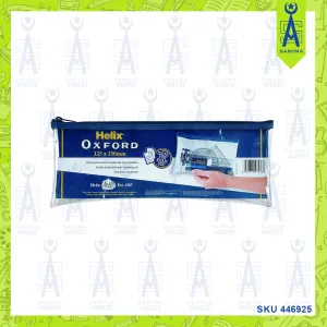 HELIX OXFORD CLEAR PENCIL CASE 120X 330MM 1 'S