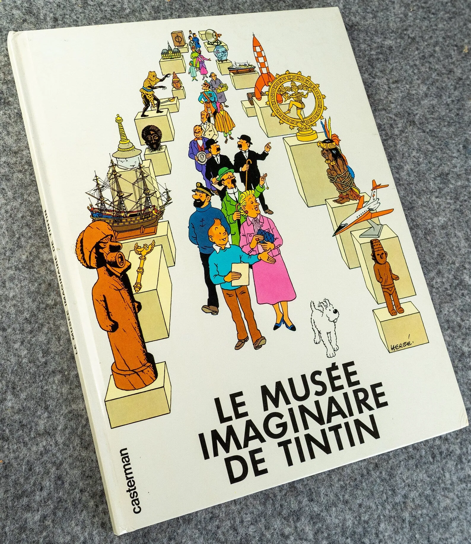HERGE - LE MUSEE IMAGINAIRE TINTIN Casterman 1st Edition 1980 Belge Hardback EO