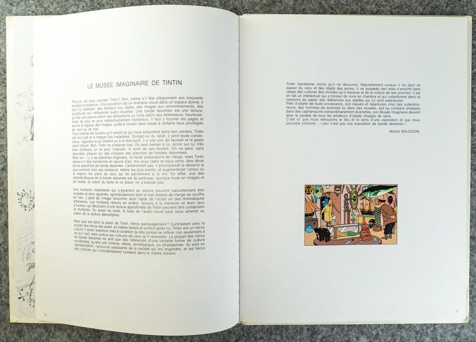 HERGE - LE MUSEE IMAGINAIRE TINTIN Casterman 1st Edition 1980 Belge Hardback EO